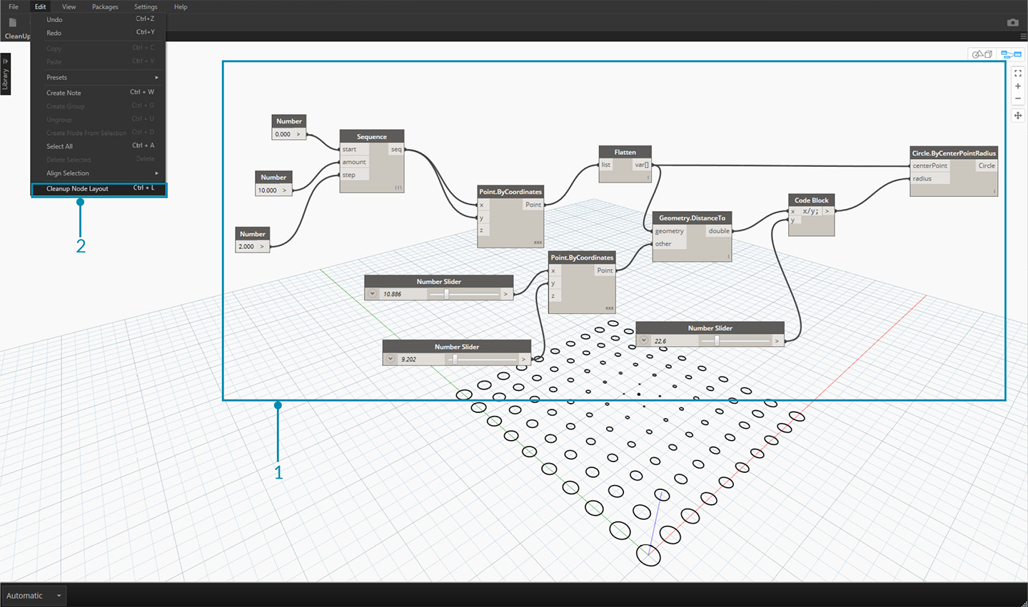 Cleanup Node Layout