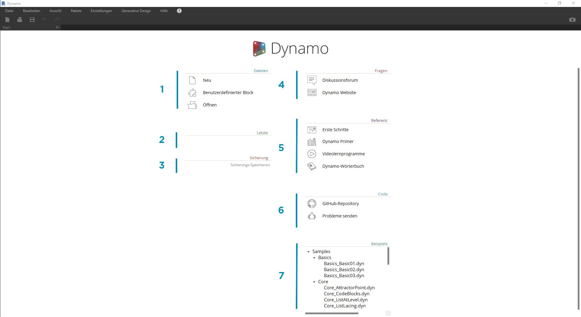 Dynamo-Startseite