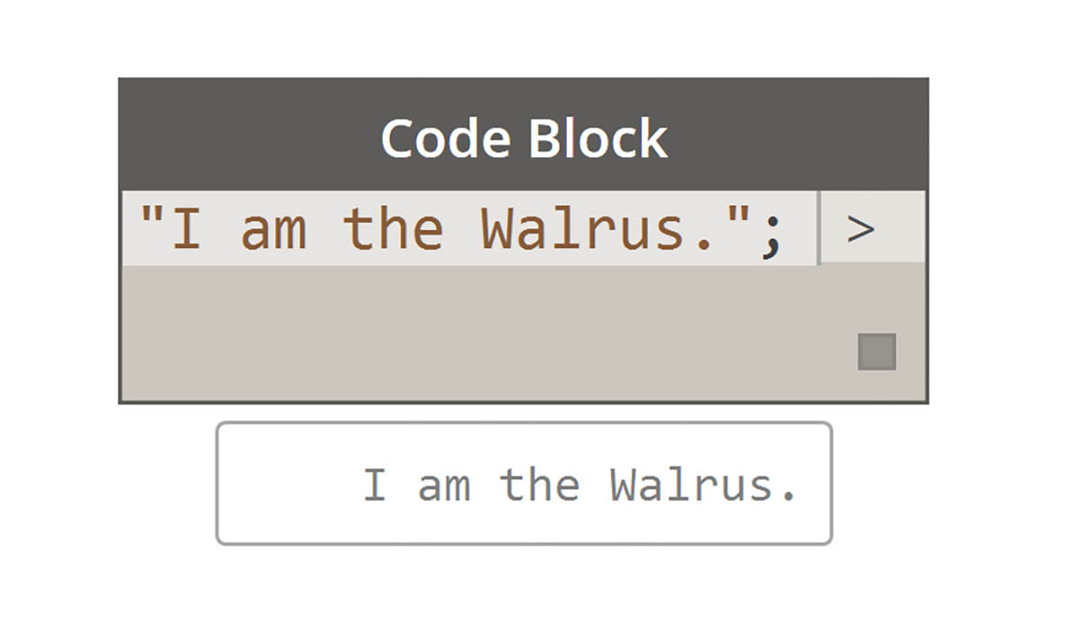 Codeblock – Einführung